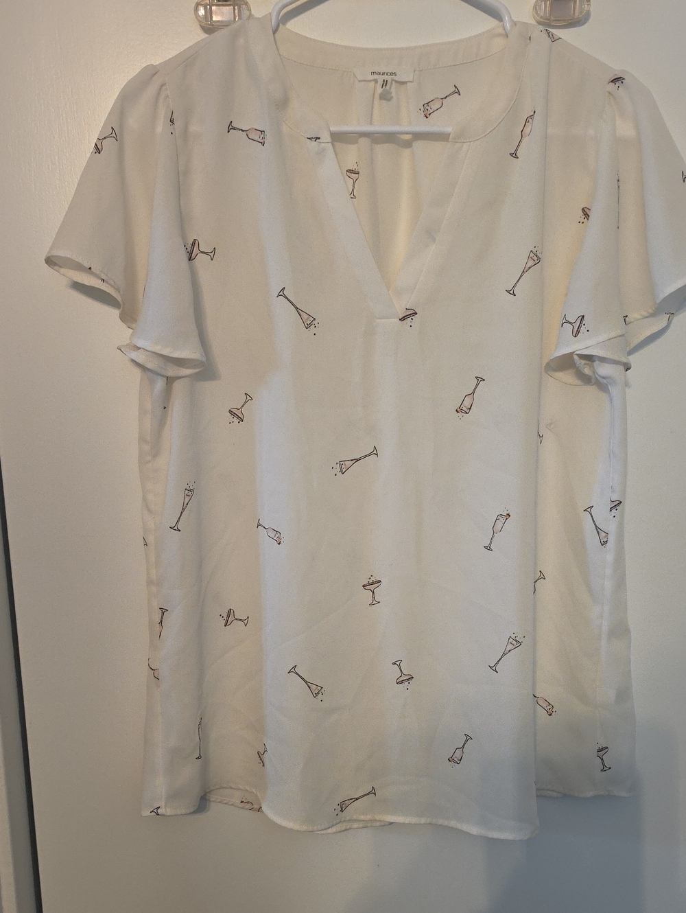 Maurices White Lightweight Blouse